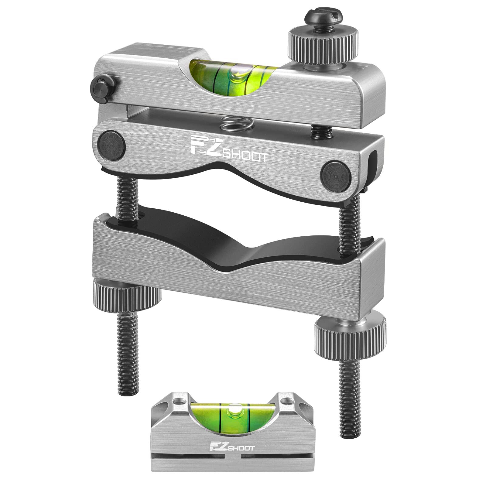 Reticle Leveling System Firearm Scope Crosshair Alignment Level Tool Kit -Silver