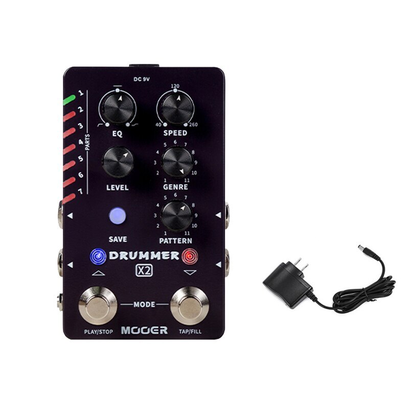 FILL Function EQ Knob for Drummer Guitar Effect Pedal Stereo Drum Machine