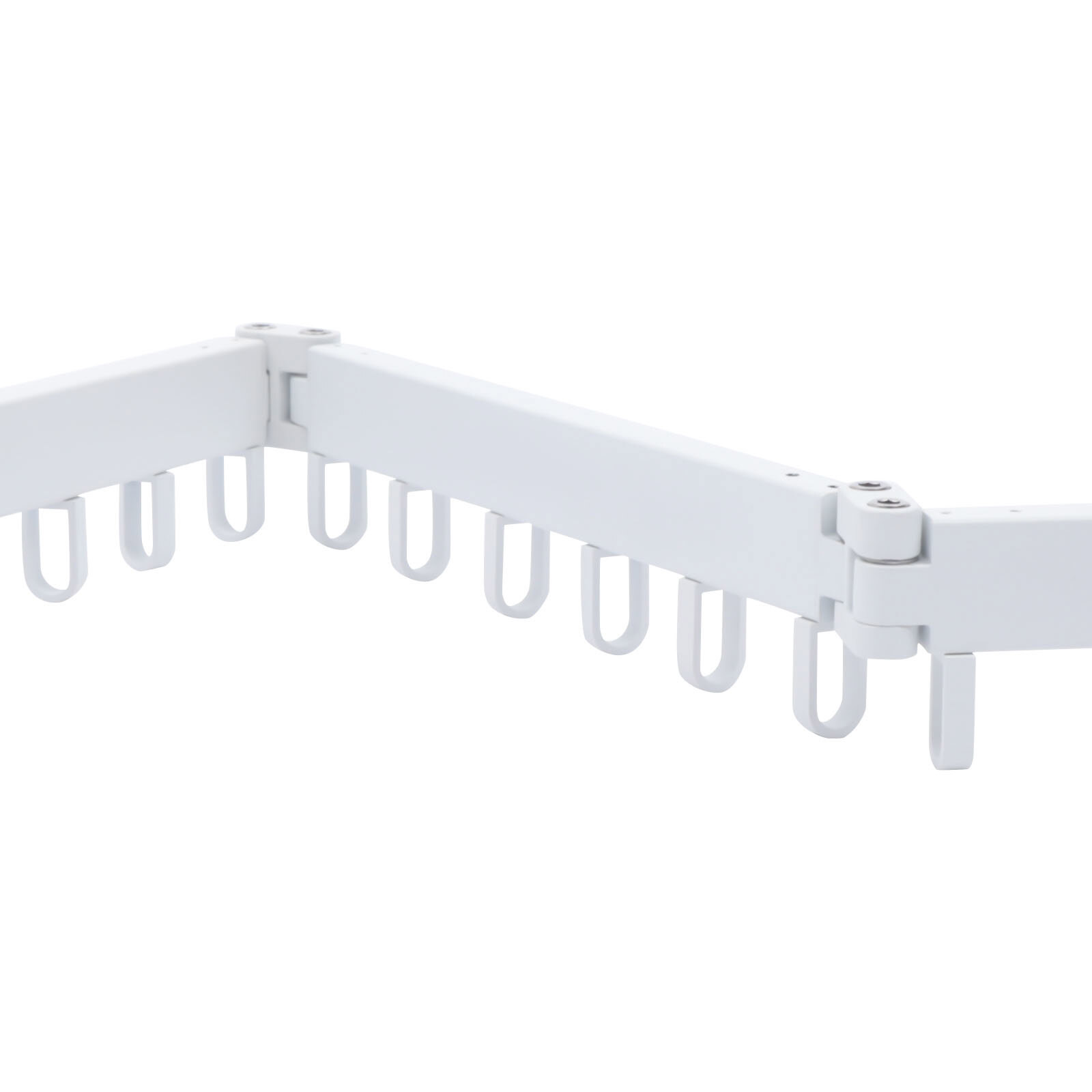 Laundry Clothes Drying Rack Storage Retractable Tri-Folding Hanger
