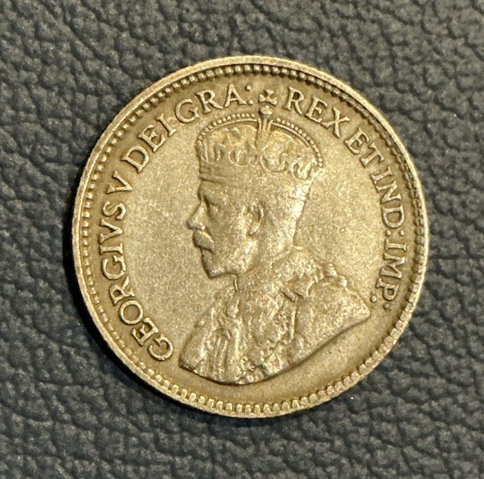 1920 Canada 5 Cents Silver - Vintage Canadian 🇨🇦 Silver