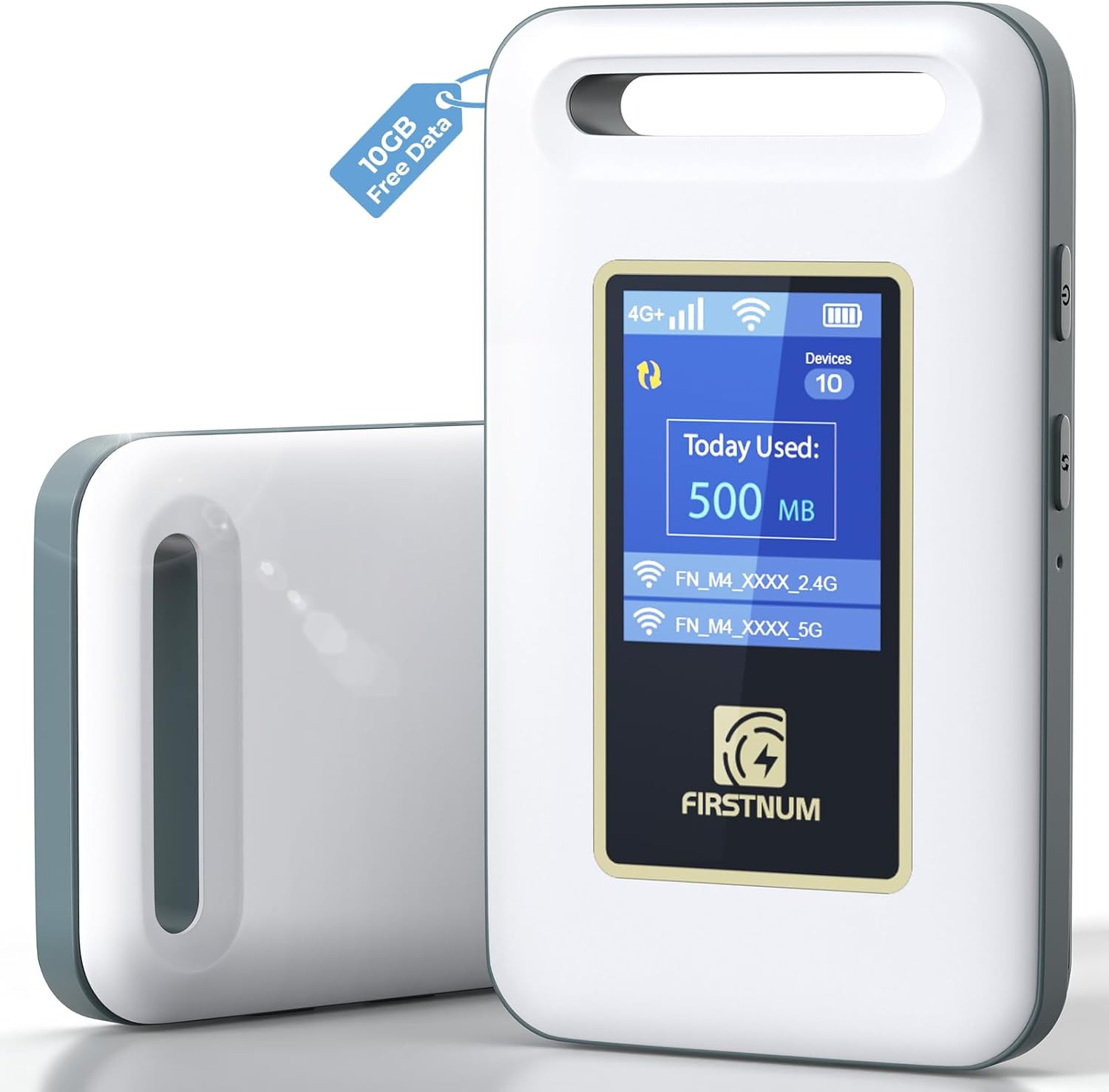 M4 4G LTE Mobile Hotspot, Portable Wifi Hotspot for Travel, No SIM Card or Contr