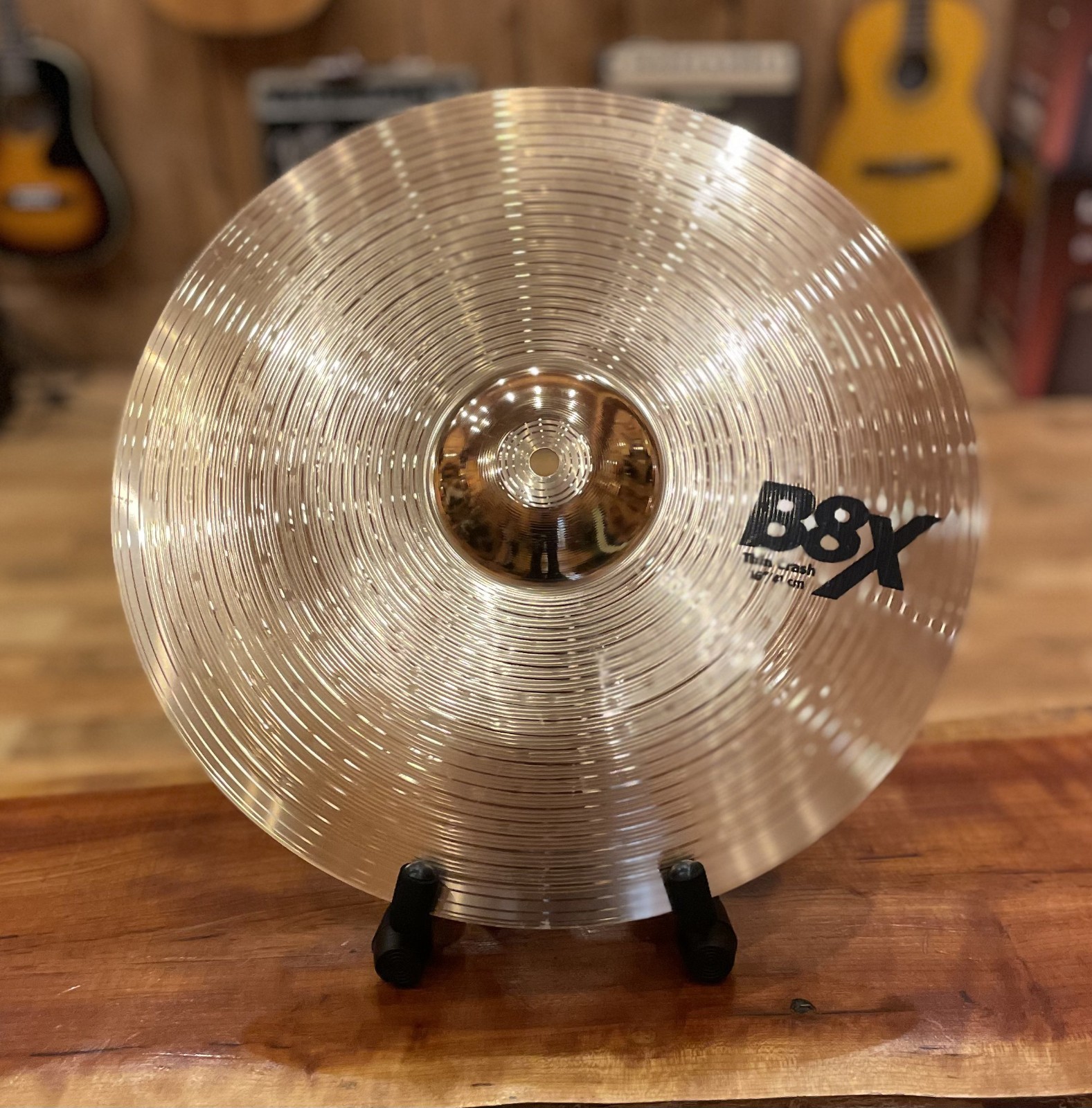 Sabian B8X 16 Inch B8 Alloy Thin 16" Crash Cymbal 41606X Bright Focused Tonality