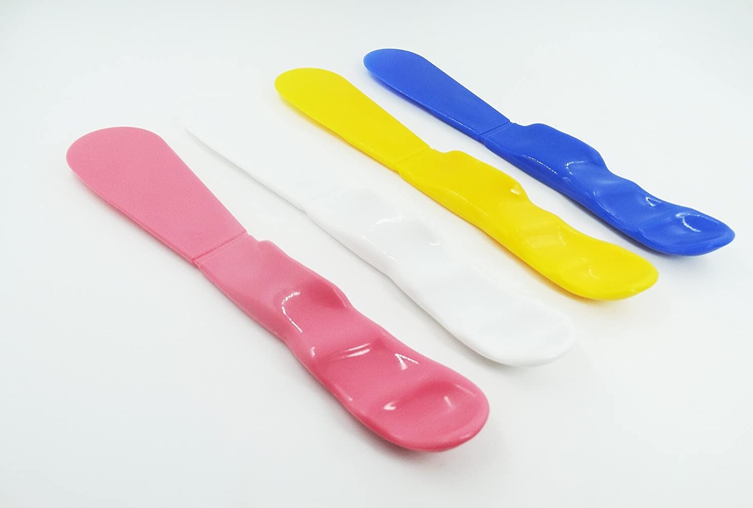 4Pcs Assorted Dental Lab Impression Material Alginate Plastic Mixing Spatula