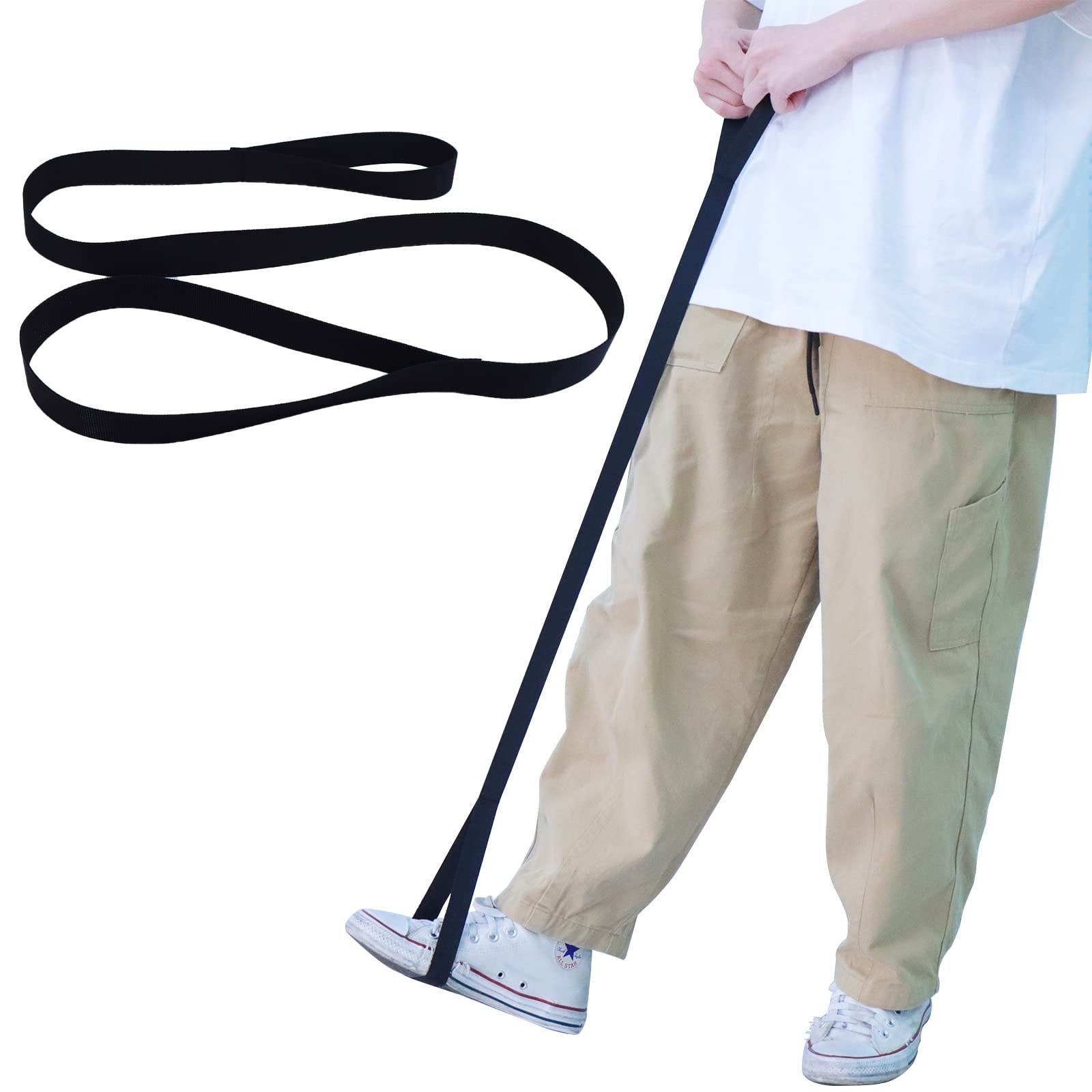 42 Inch Leg Lifter Strap Ideal Mobility Tool for Hip and Knee Surgery Recover...