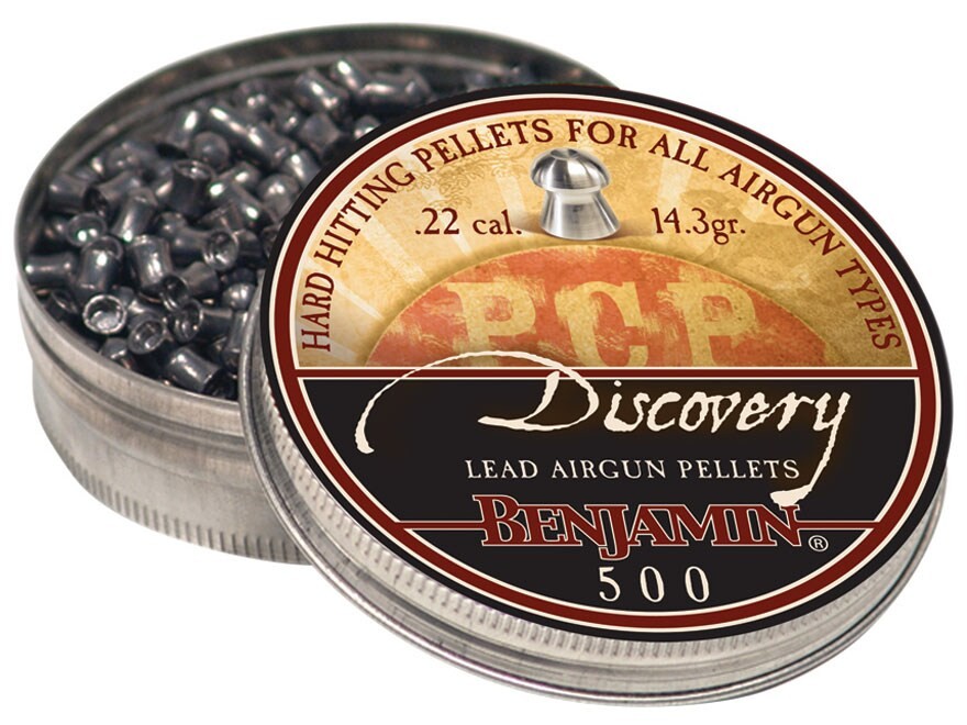 Benjamin Discovery Hollow Point Air Gun Pellets 22 Caliber 14.3 Grain 500PK