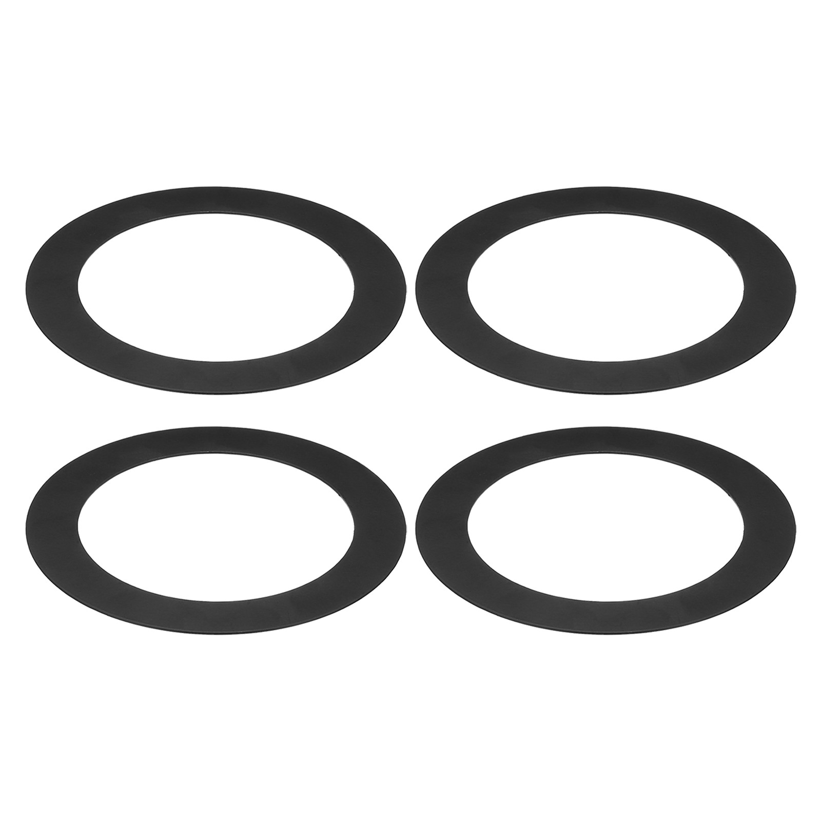 4 Pcs Goof Rings Inner 6.29" Outer 10",Cover Recessed Light Trim Black