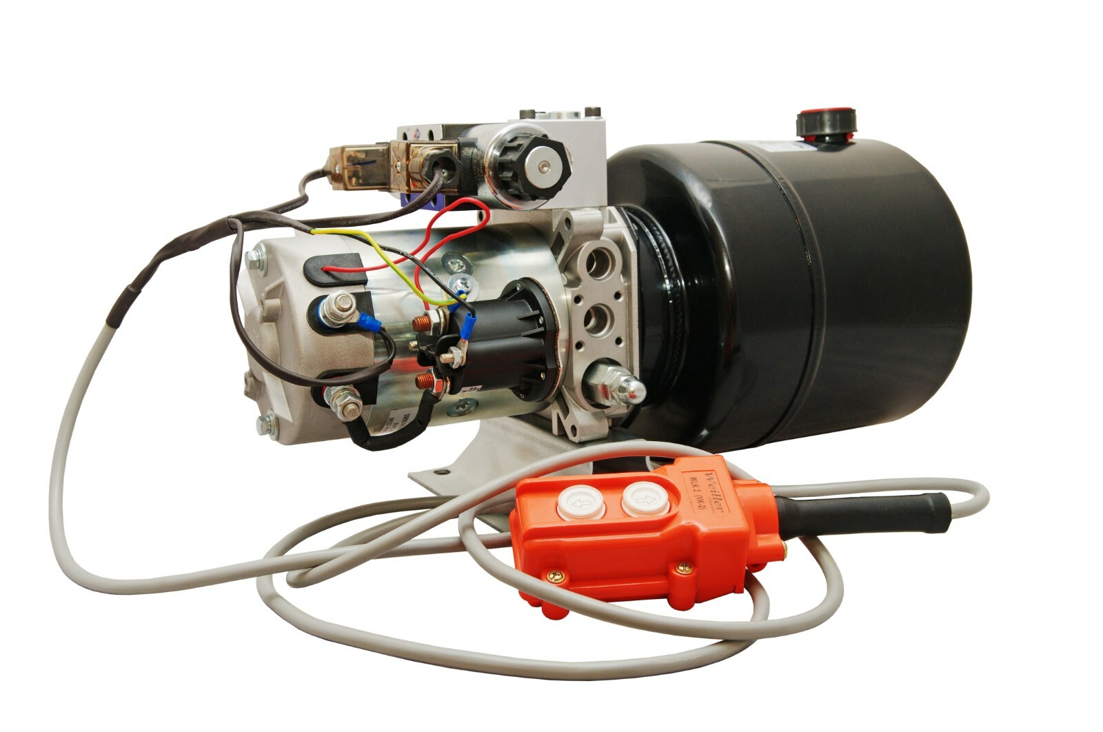 12V DC Double Acting Hydraulic Power Unit 12 Quart tank with Remote Control