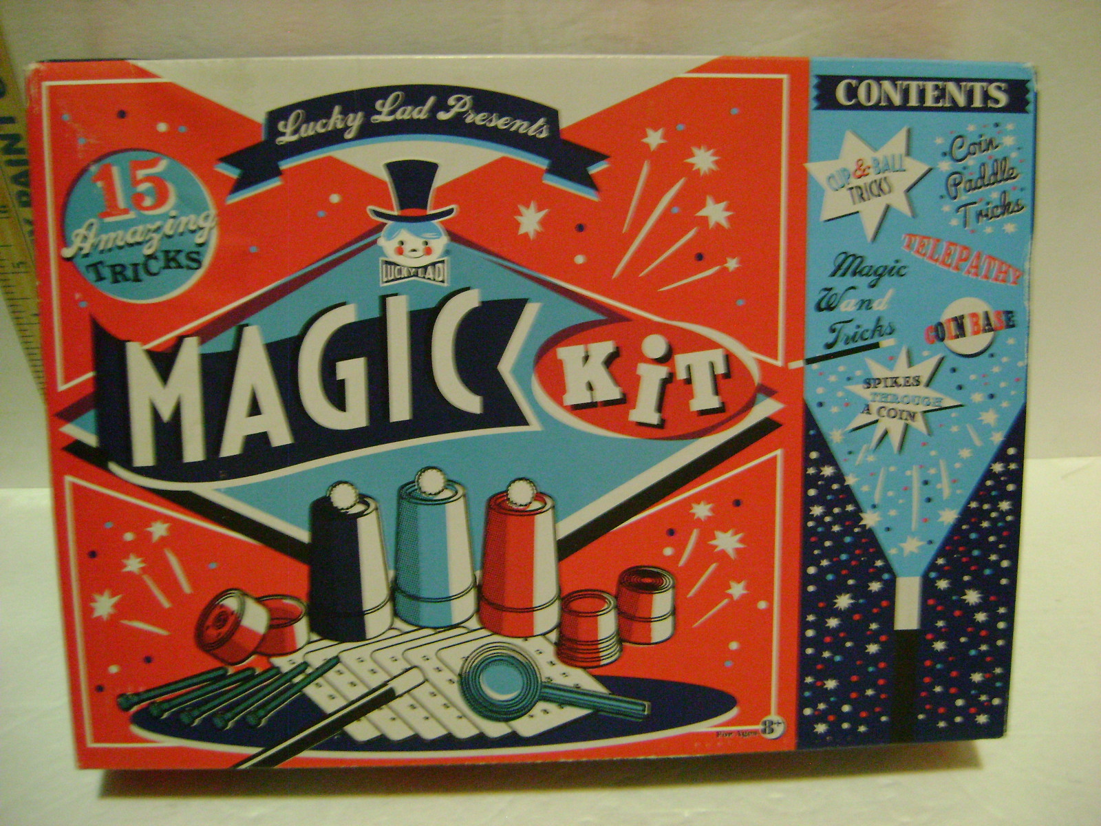 LUCKY LAD Presents 15 Amazing Tricks Magic Kit - COMPLETE