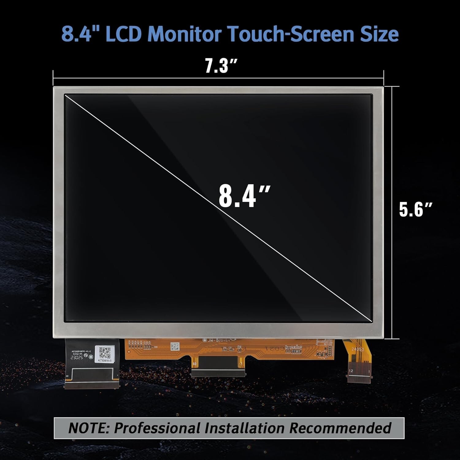 8.4" LCD Touch Screen Display For 2018-2023 Jeep Grand Cherokee Uconnect 4C