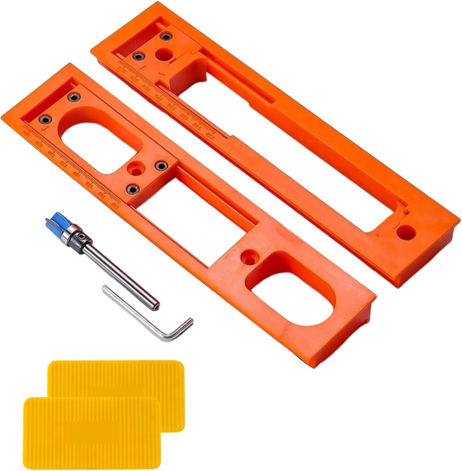 5.5-Inch Hidden Hinge Mortiser Template Invisible Hinge Router Guide for Door