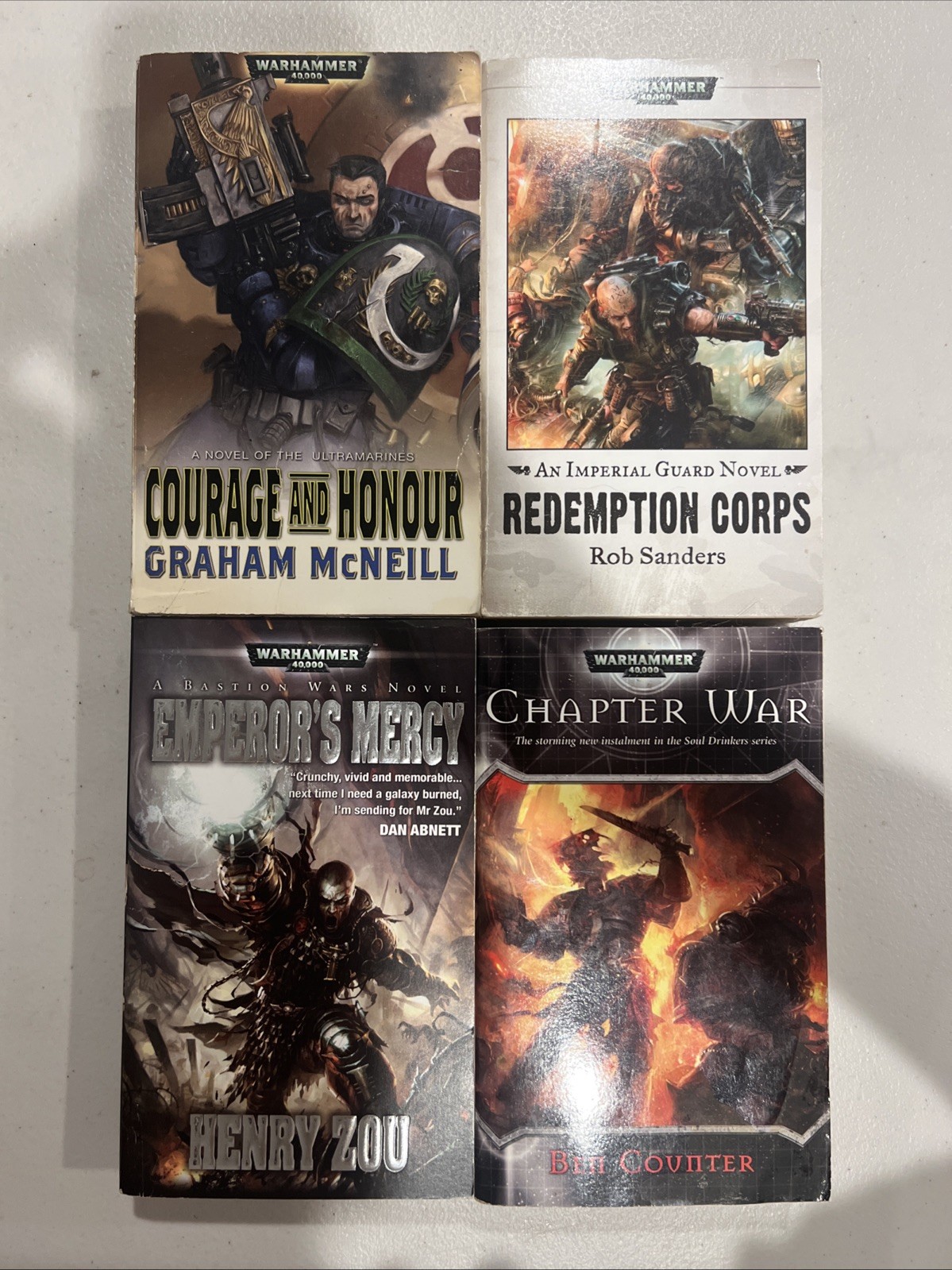 4 Books Of Warhammer 40000
