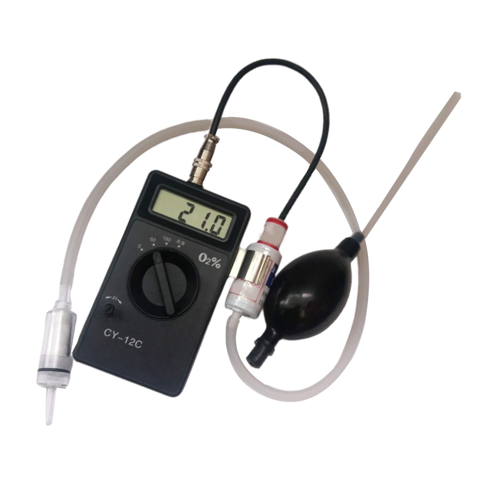 CY-12C Oxygen Concentration Tester Oxygen Purity Tester Meter Detector Analyzer