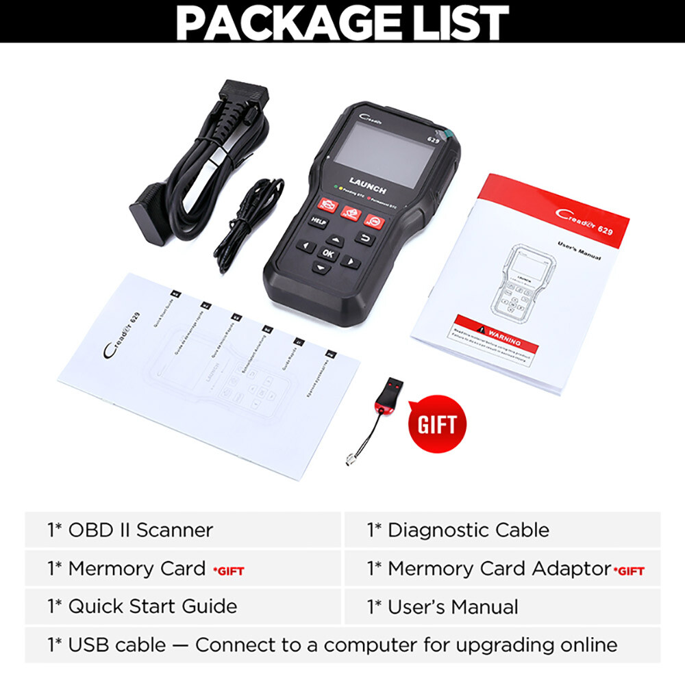 LAUNCH OBD2 Scanner ABS SRS System Diagnostic Tool Oil SAS BMS Reset Code Reader