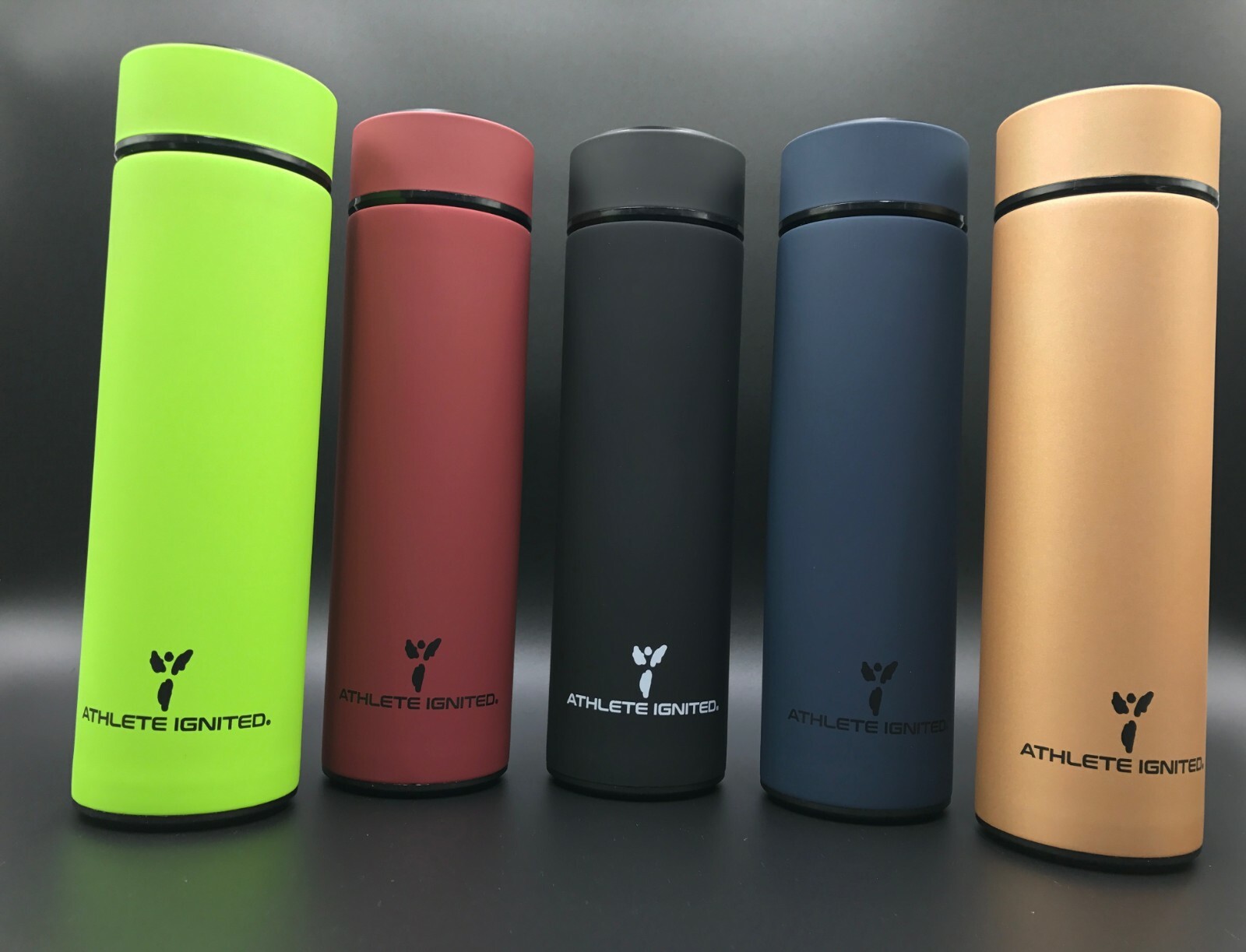 Athlete Ignited Stainless Steel Double Wall Vacuum Sports Water Bottle Thermos