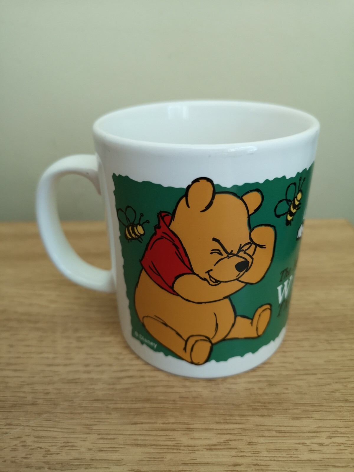 Vintage Disney Staffordshire Kilncraft Winnie The Pooh & Hunny Ceramic Mug Cup