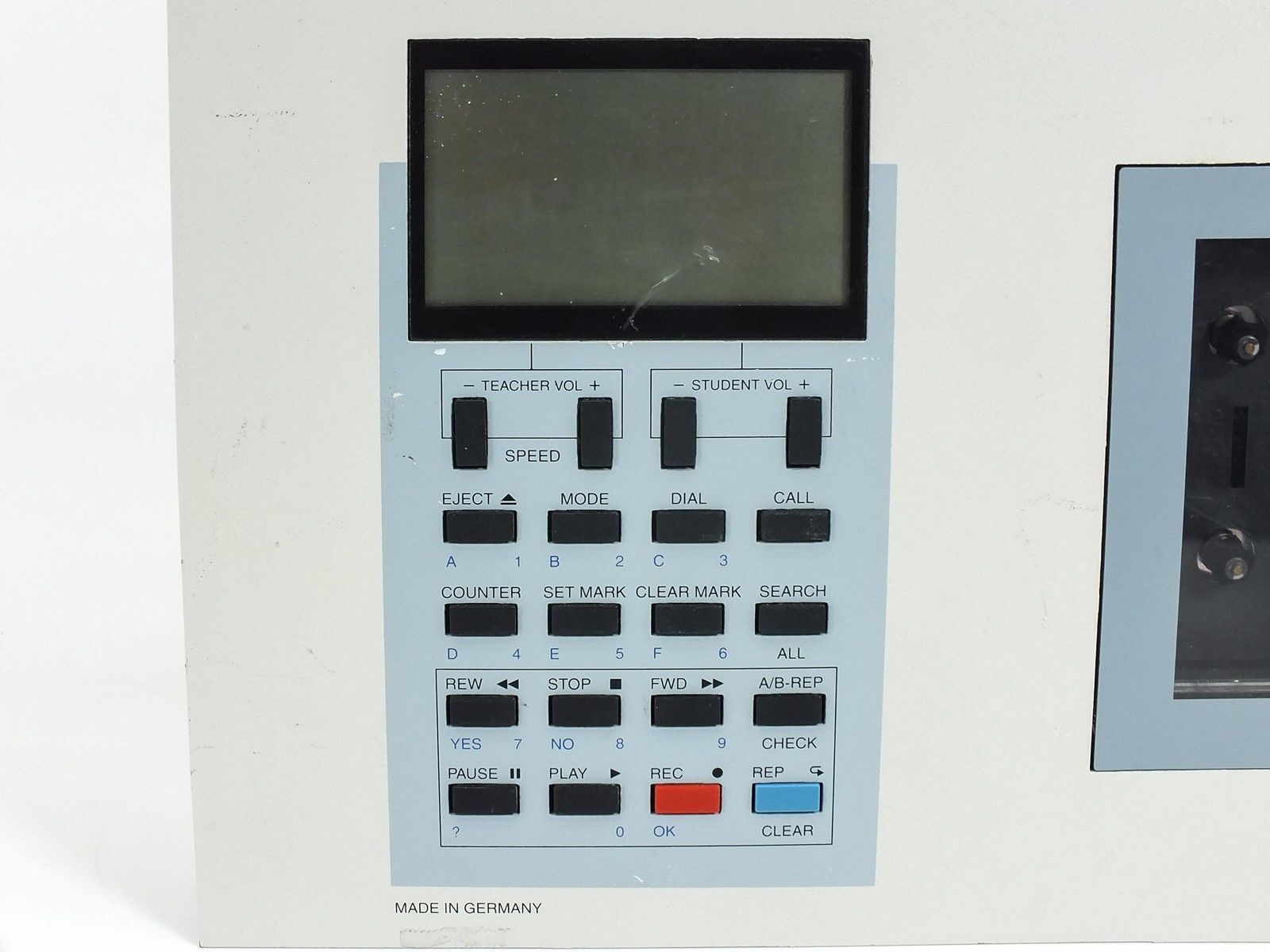 ASC Classroom Cassette Recorder System SPRACHLEHR - No Power Supply DI 8