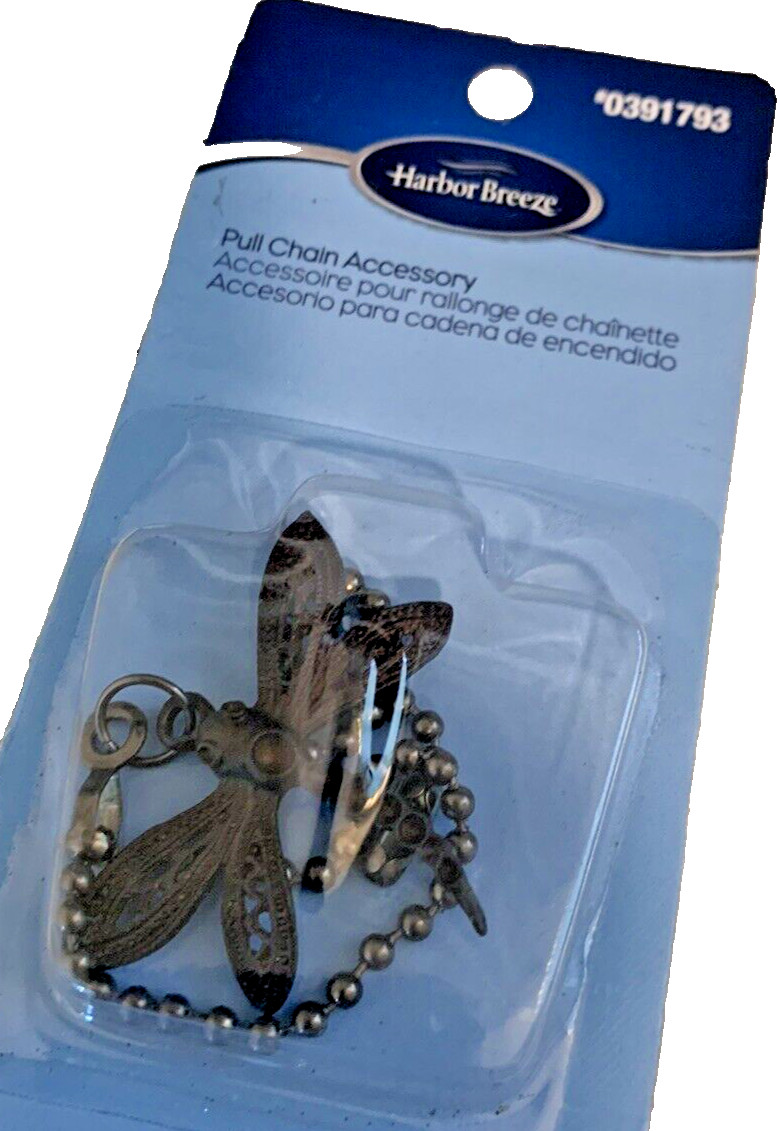 Harbor Breeze bronze Dragonfly Pull Chain Universal NEW