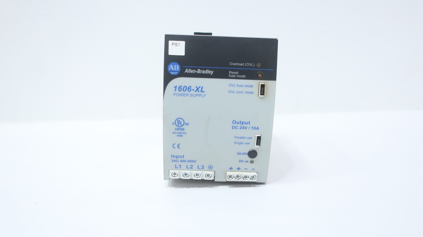Allen Bradley 1606-XL240E-3 Ac To Dc Power Supply 24v-dc 10a 240w 400-500v-ac