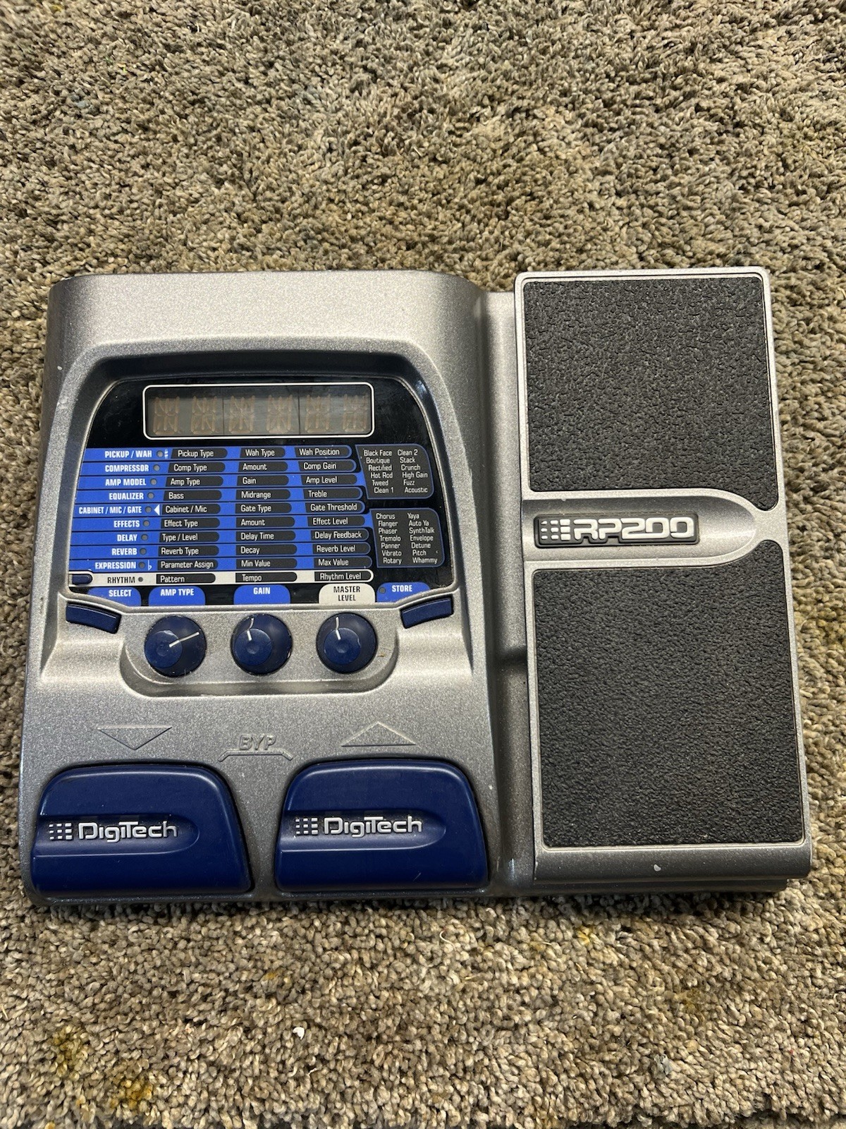 Digitech RP200 Parts Project