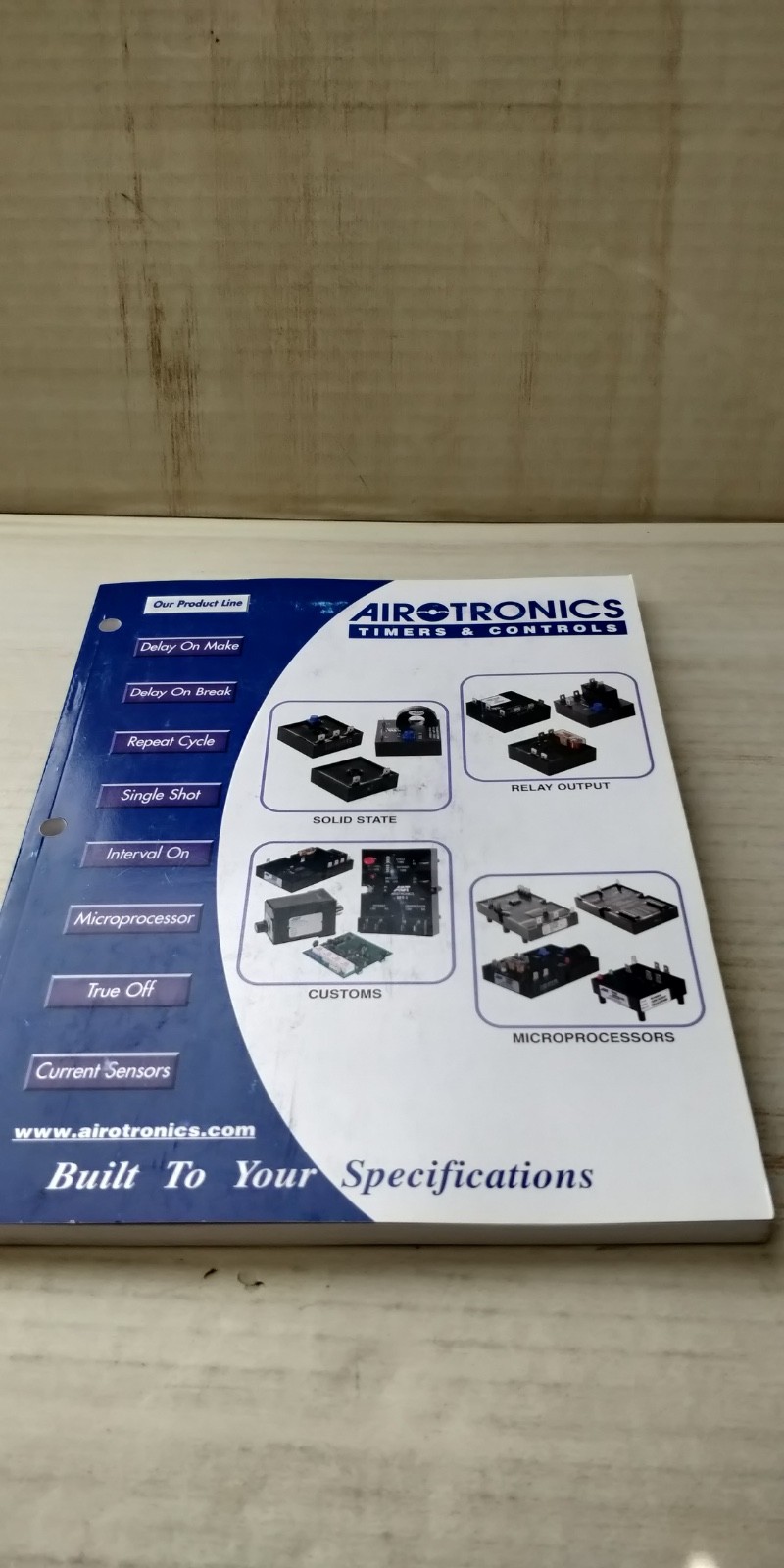 AIROTRONICS TIMERS CONTROLS catalog C5