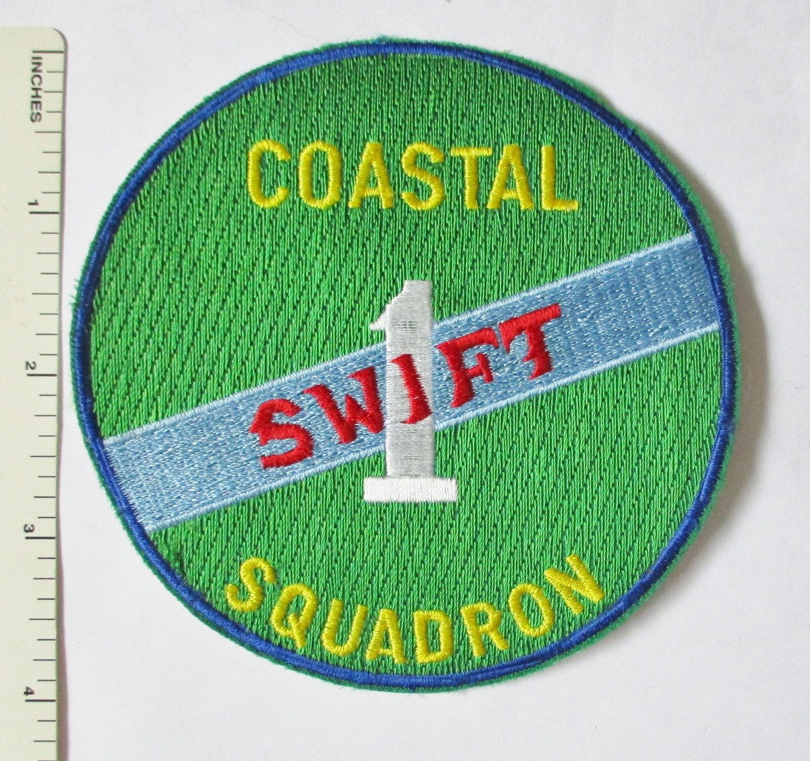 US NAVY COASTAL SQUADRON 1 SWIFT BOAT PATCH Made for Vietnam War Veterans