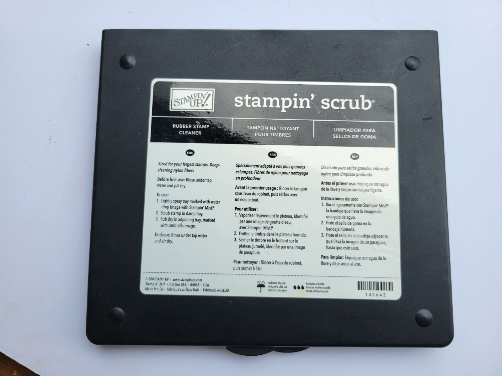 Stampin' Up! - Stampin' Scrub - Rubber Stamp Cleaner Used