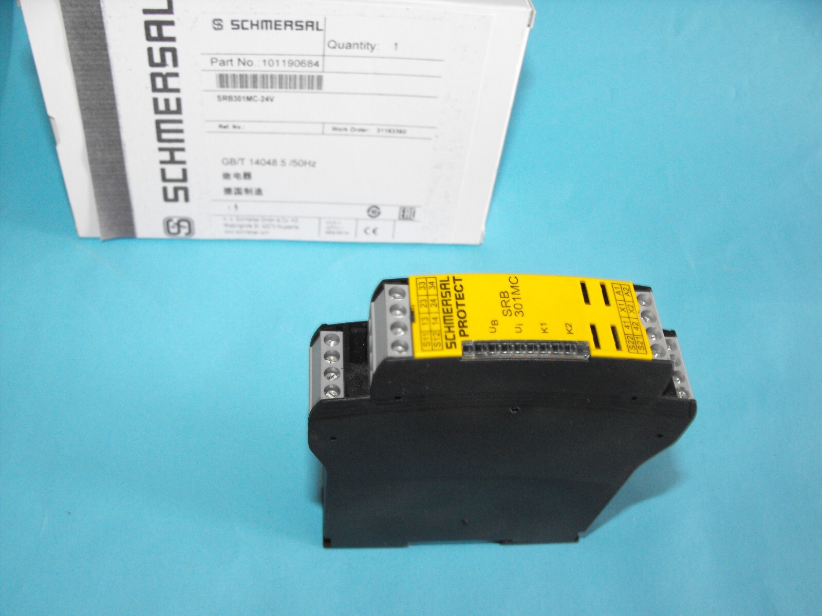 SCHMERSAL SRB301MC-24V.safety relay.SRB 301MC.USED