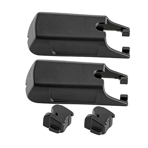 2 Pcs W000050335 Front Windscreen Wiper Arm Cover Cap with Push Clips,