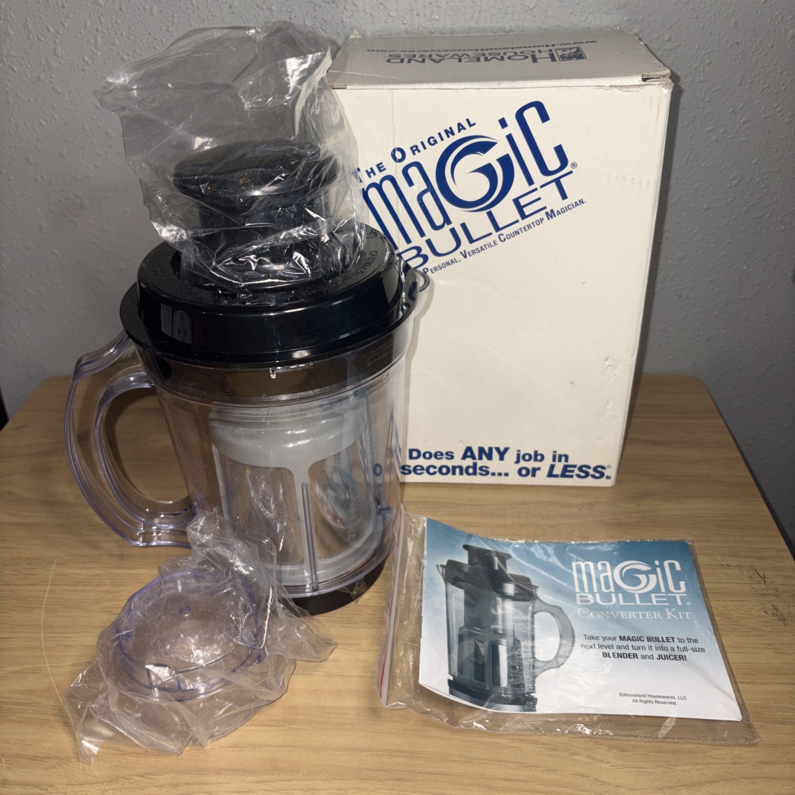 Magic Bullet Converter Kit MB-IM098-02 Open Box Complete Unused w/ Box