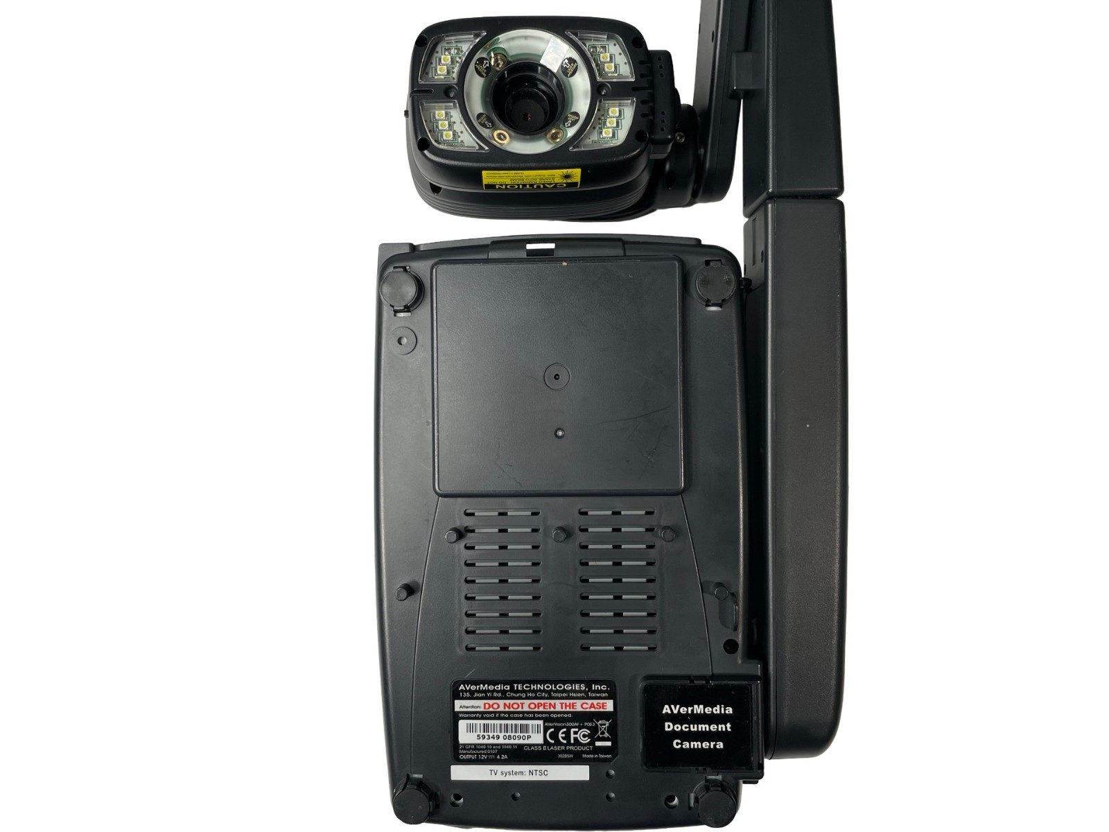 Used AverVision 300AF+P0E3 Document Camert Camera Presentation System. No AC