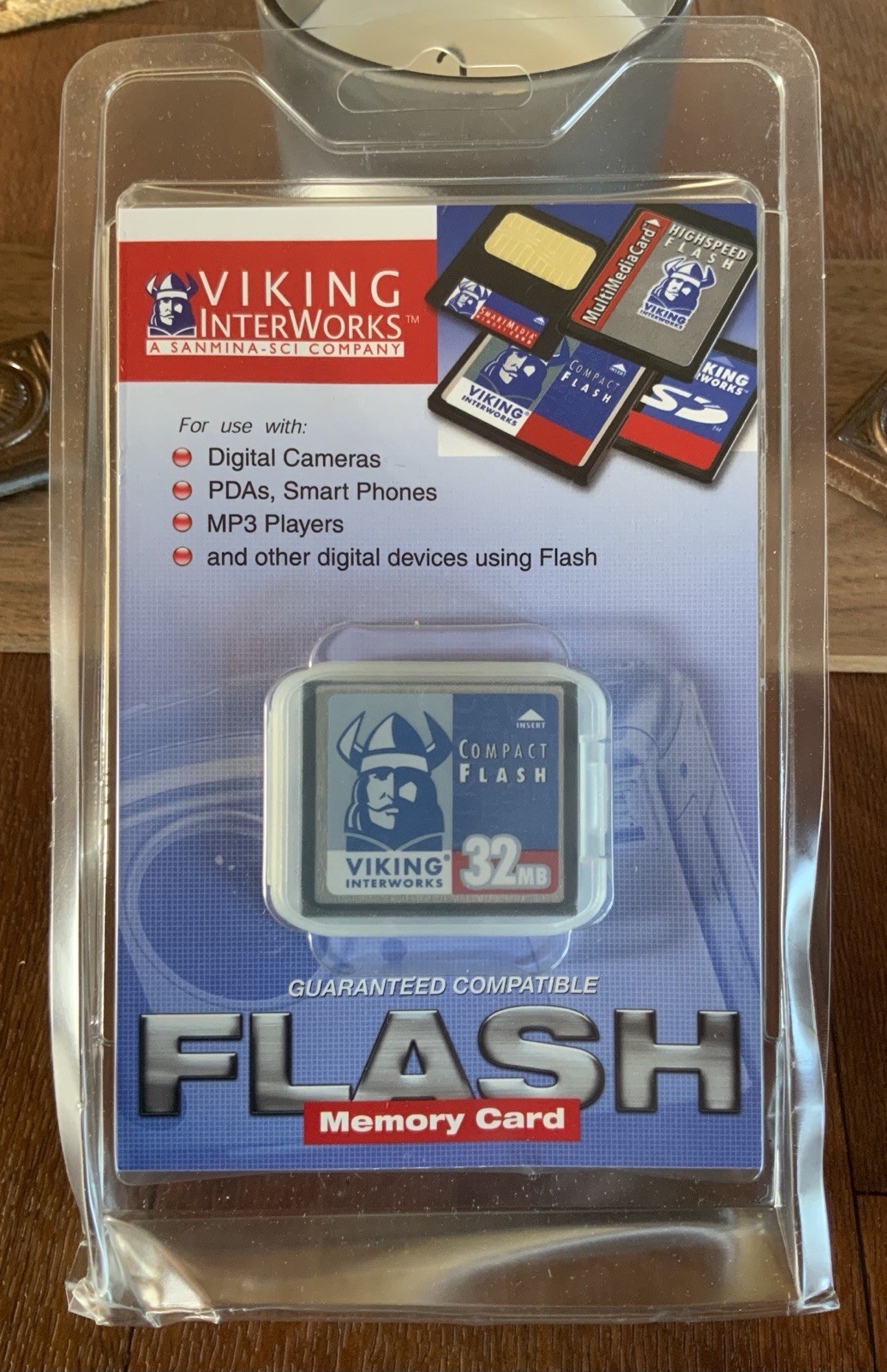 Viking Interworks COMPACT FLASH 32 MB Memory Card Sealed Package