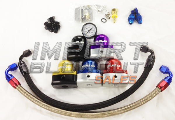 FUELAB FPR FUEL PRESSURE REGULATOR KIT MITSUBISHI ECLIPSE 95-99 2G DSM TURBO