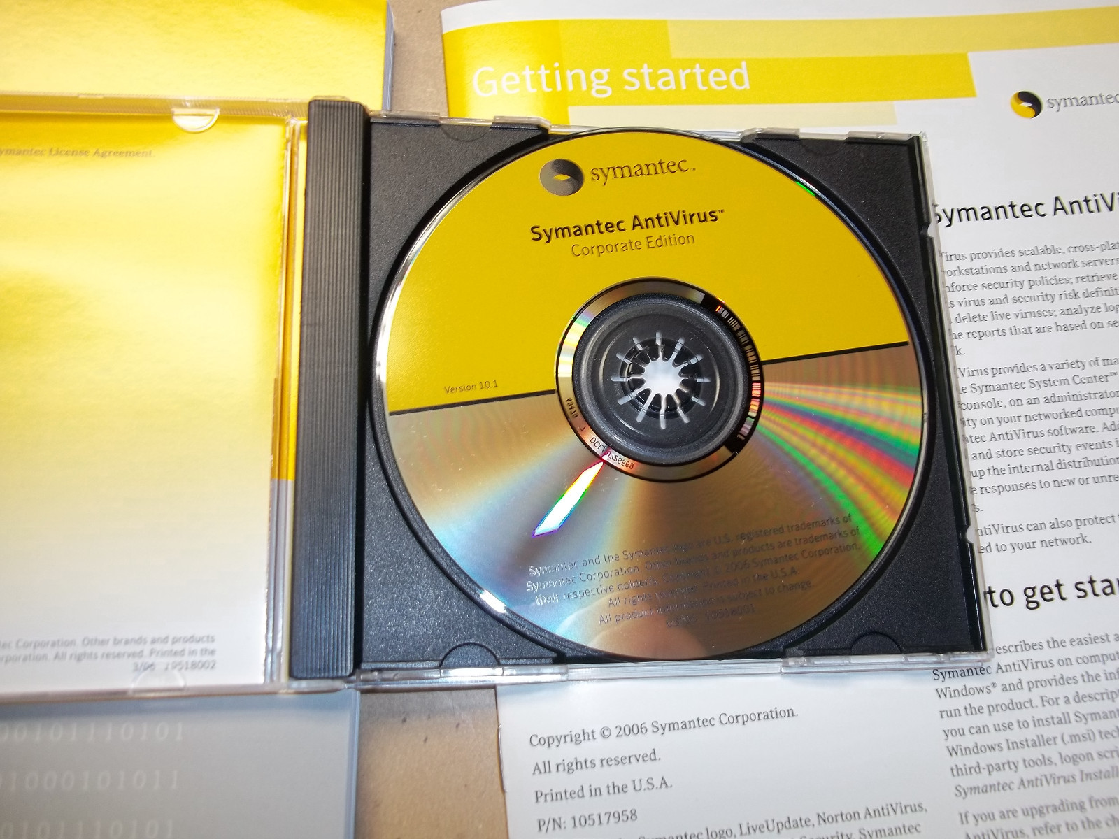 Symatec Antivirus Corporate Edition, Version 10.1