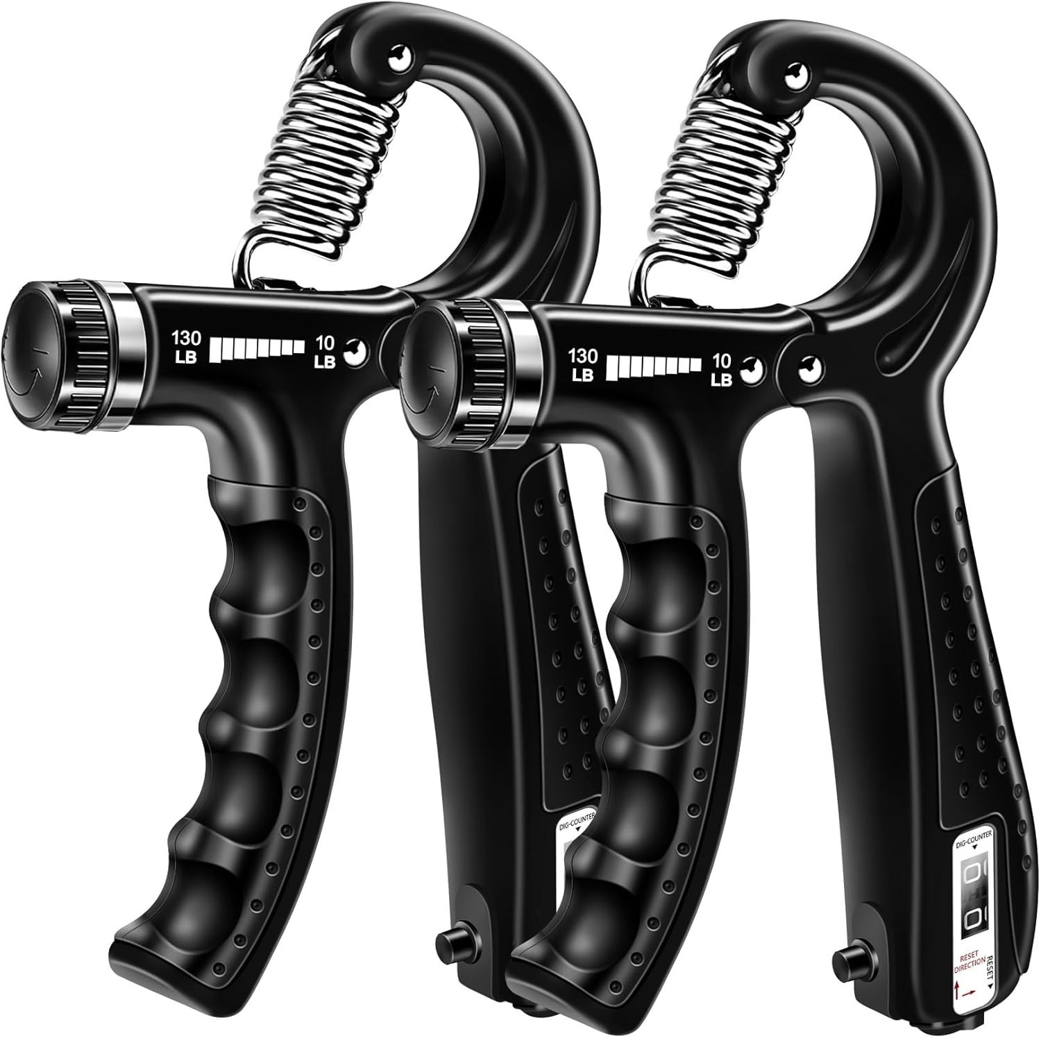 Grip Strength Trainer 2 Pack Hand Gripper Forearm Wrist Exerciser Strength