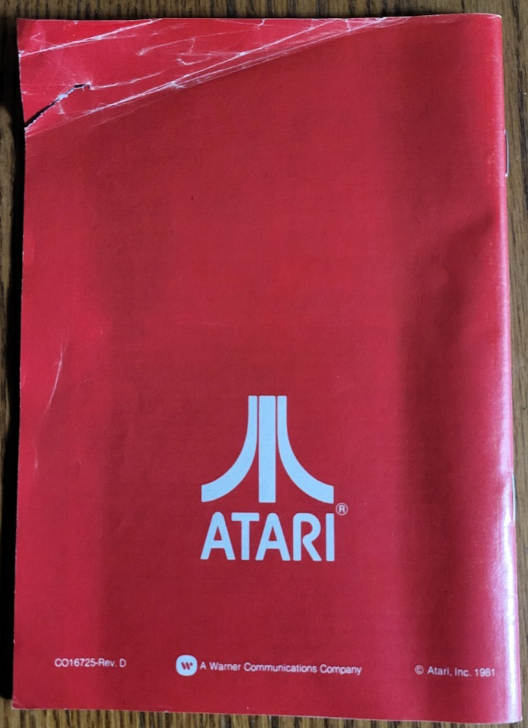 Vintage 1981 Atari 2600 Catalog 45 Game Program Cartridges Orignl Booklet Insert