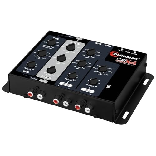 Crx4 Electronic 4 Way Crossover Rca Channels 8 Volts Rms Car Audio Processor St