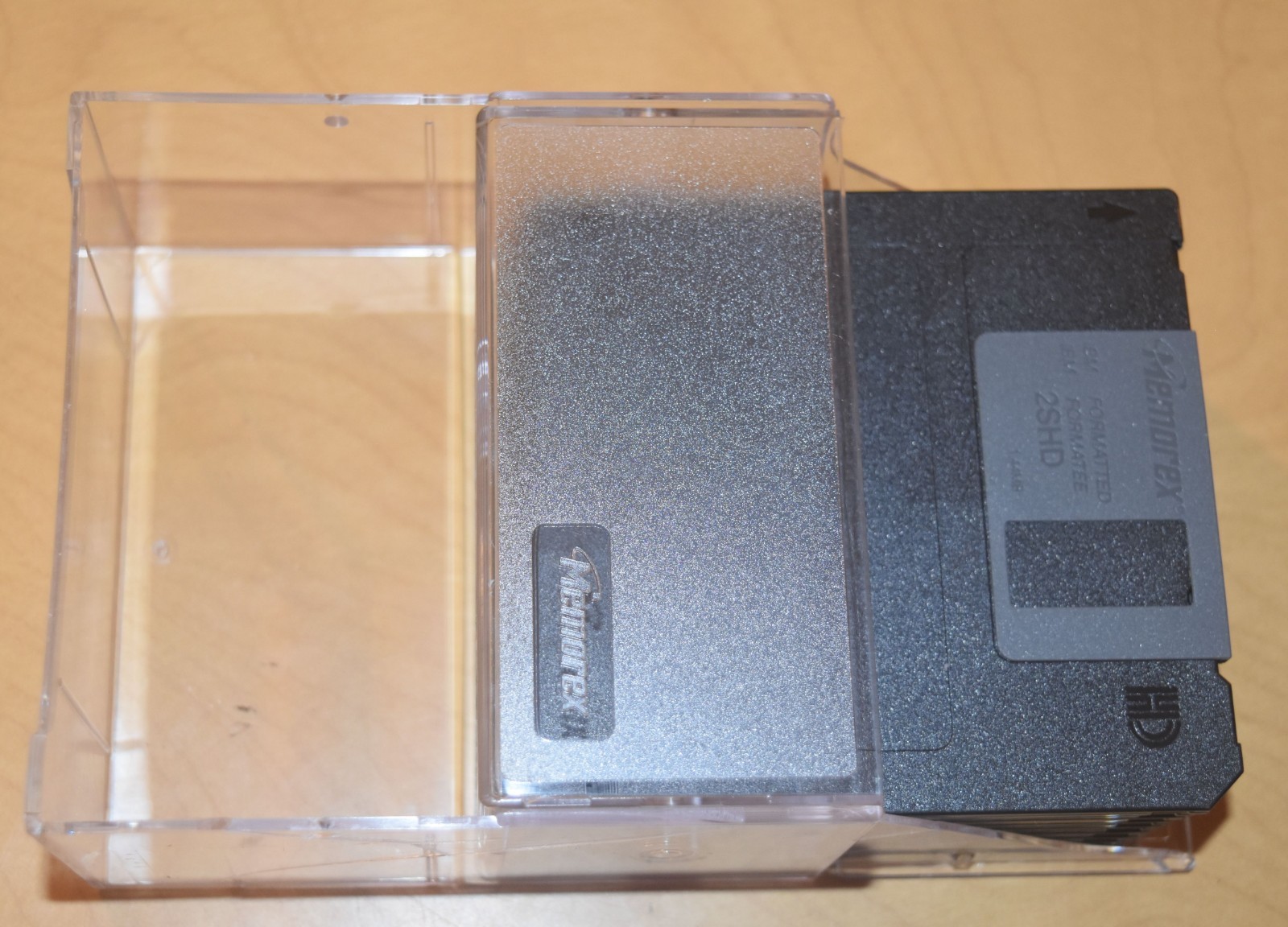 Memorex PC Formatted HD 1.44 Diskettes (9 Pack) open box