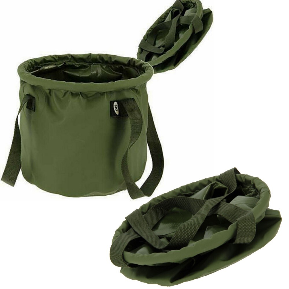 NGT Water Bucket 7L Carp Fishing Collapsible Waterproof PVC for Fish Care