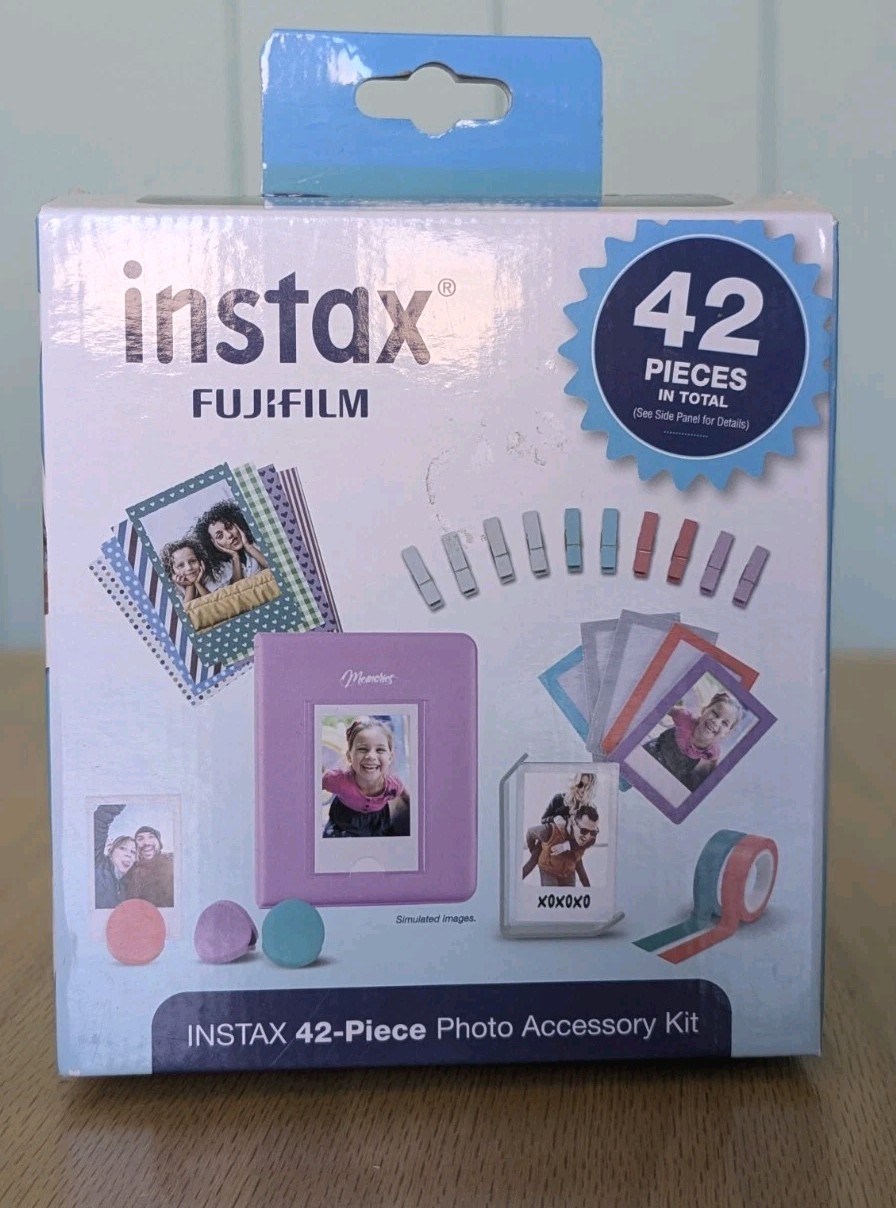 Instax Fujifilm Photo Album, 42 Piece Photo Accessory Kit