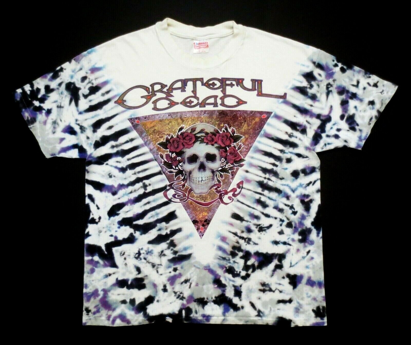 Grateful Dead Shirt T Shirt Vintage 1991 Halloween Oakland Mikio Cat Roses GD XL