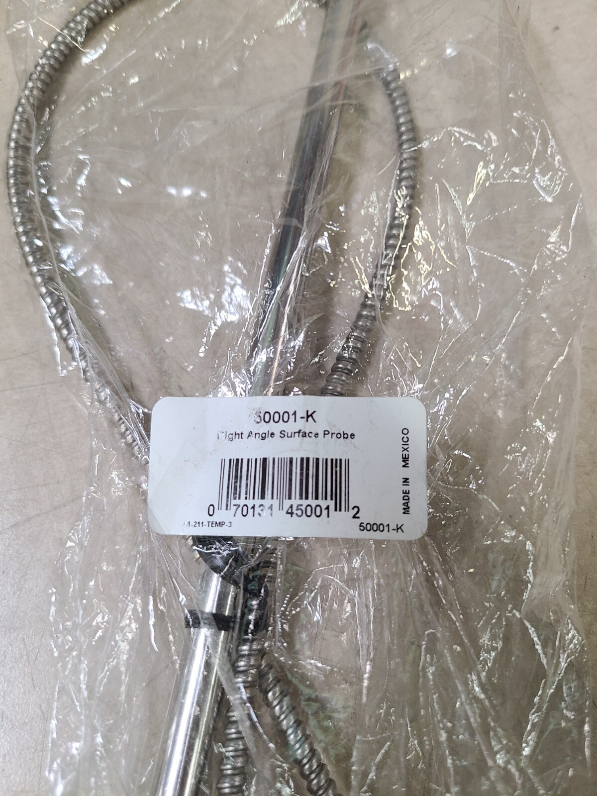 Cooper-Atkins 50001-K Type K Right Angled Flat Surface Probe