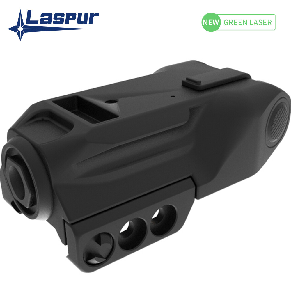 Laspur Sub Compact Tactical Rail Mount Low Profile Green Laser Sight