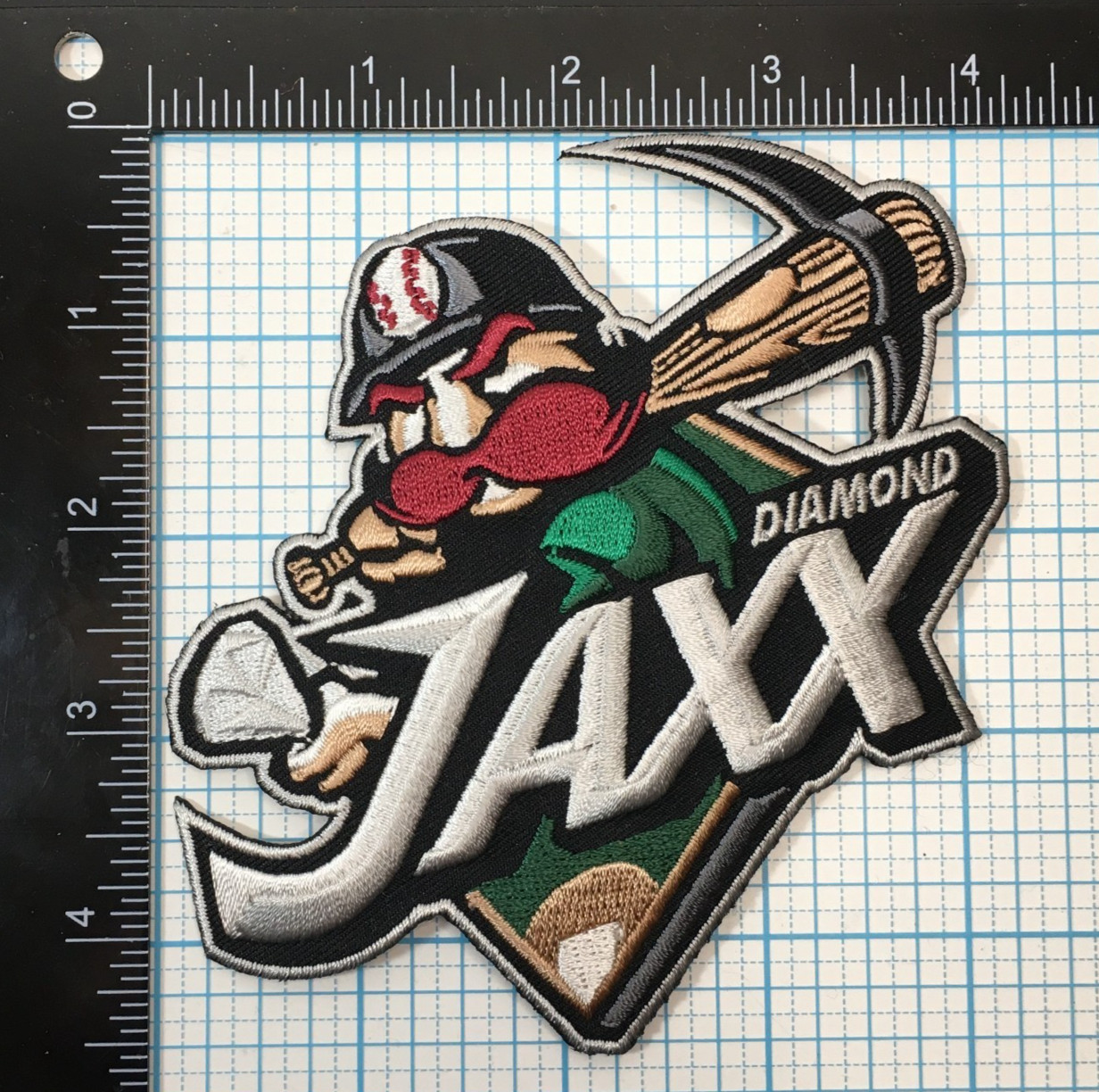 1998-2010 WEST TENN DIAMOND JAXX SOUTHERN MINOR LEAGUE BASEBALL 4.5" TEAM PATCH