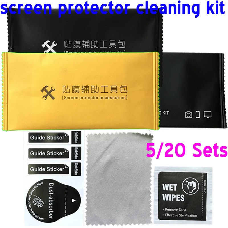 Wet Dry Wipes Dust Sticker Watch Phones Tablet Glass Screen Cleaning Cloths Pack