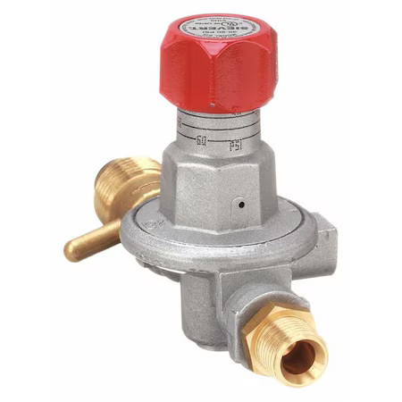 Sievert 3062-93 Adjustable Regulator, Propane, Single Stage, Cga 510, 0.885"-14