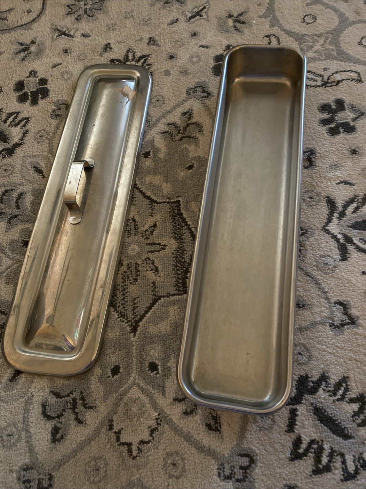 Vintage Stainless Steal Medical Autoclave Sterilizer Box