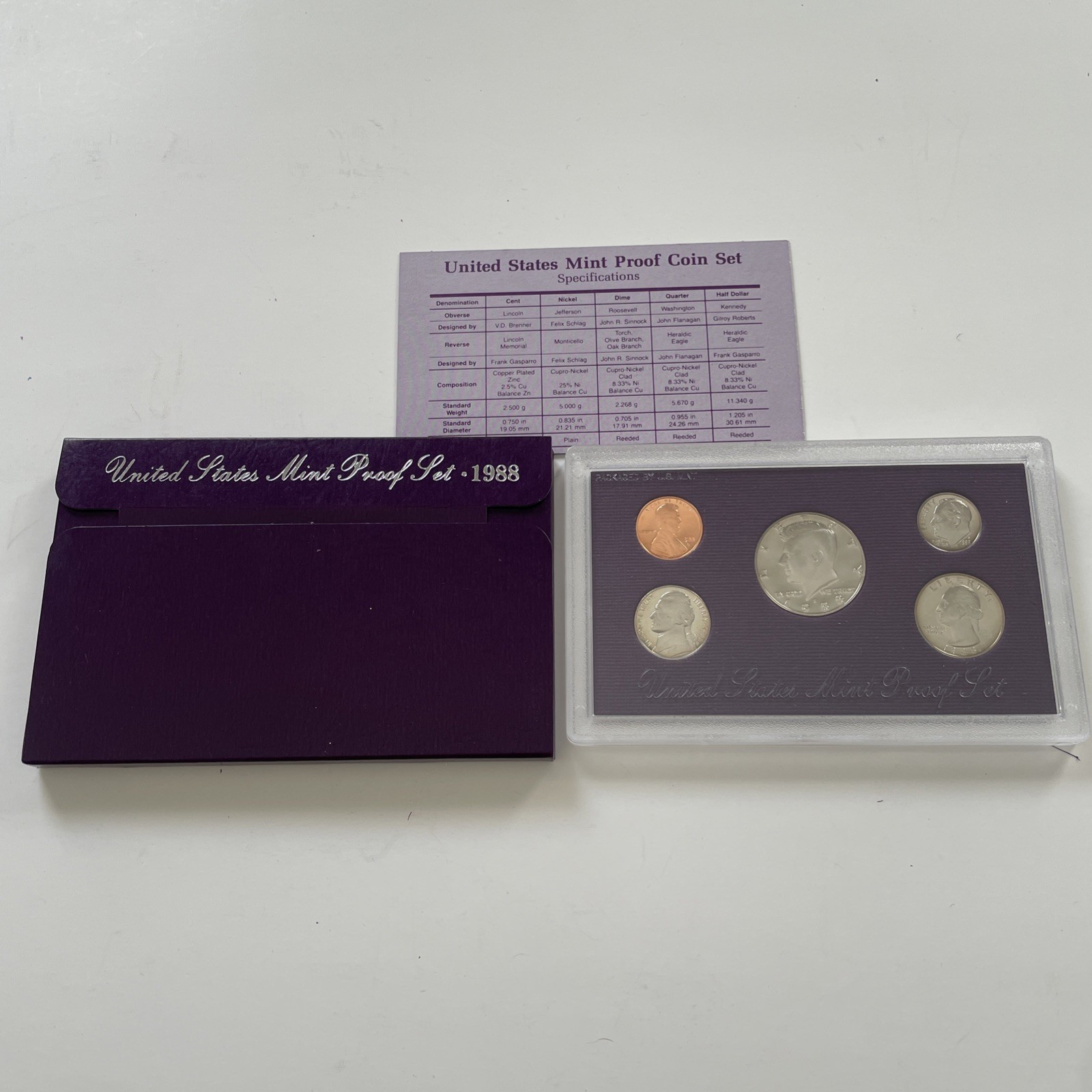 1988 United States Proof Set w/OGP