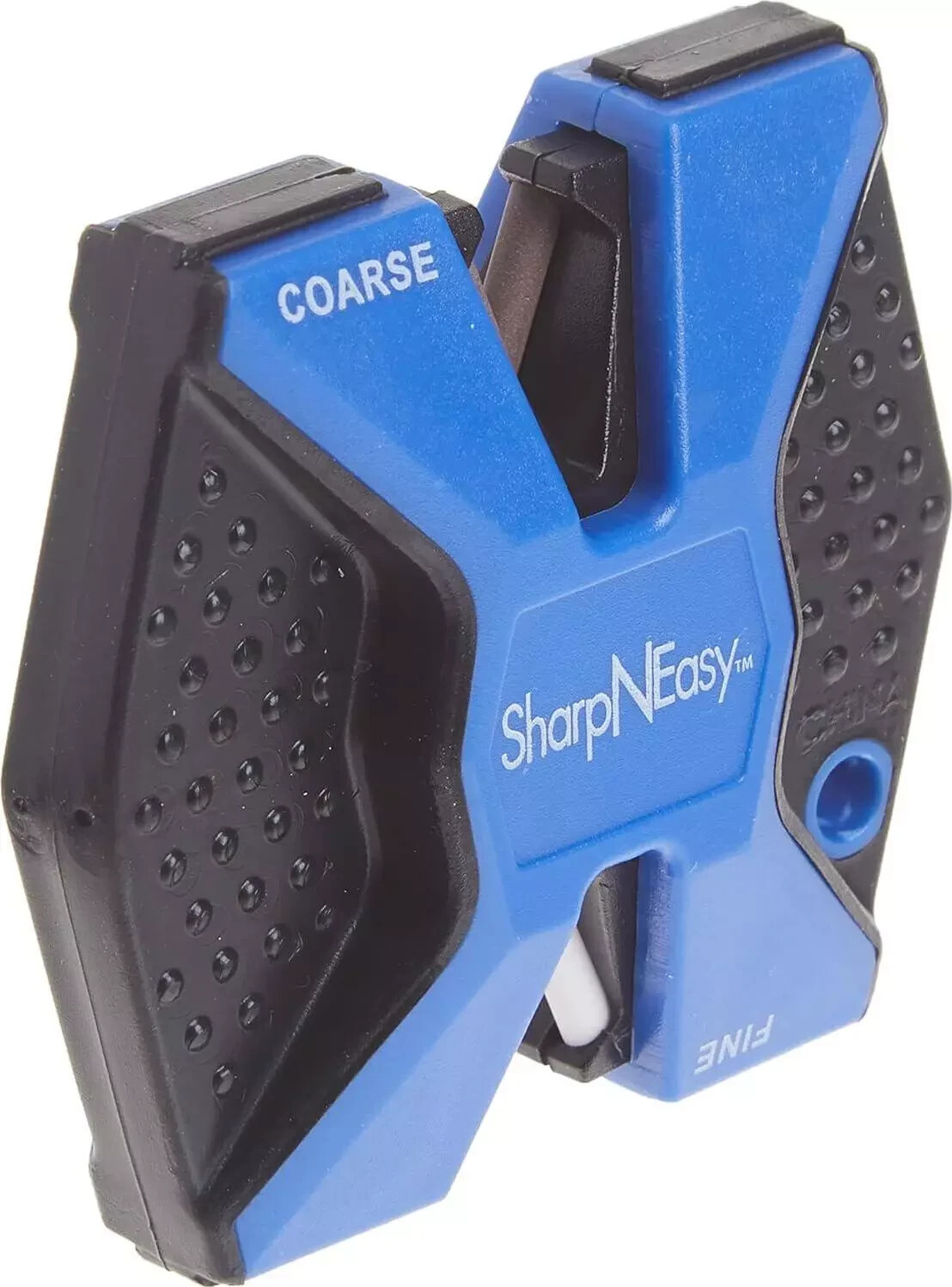 1 Pc AccuSharp Sharp-N-Easy Blue / Black 2-Step Knife Sharpener.