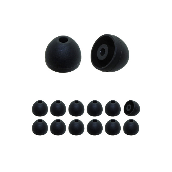 Silicone earbud tips , silicone ear tips, replacement earbuds, Shure compatible