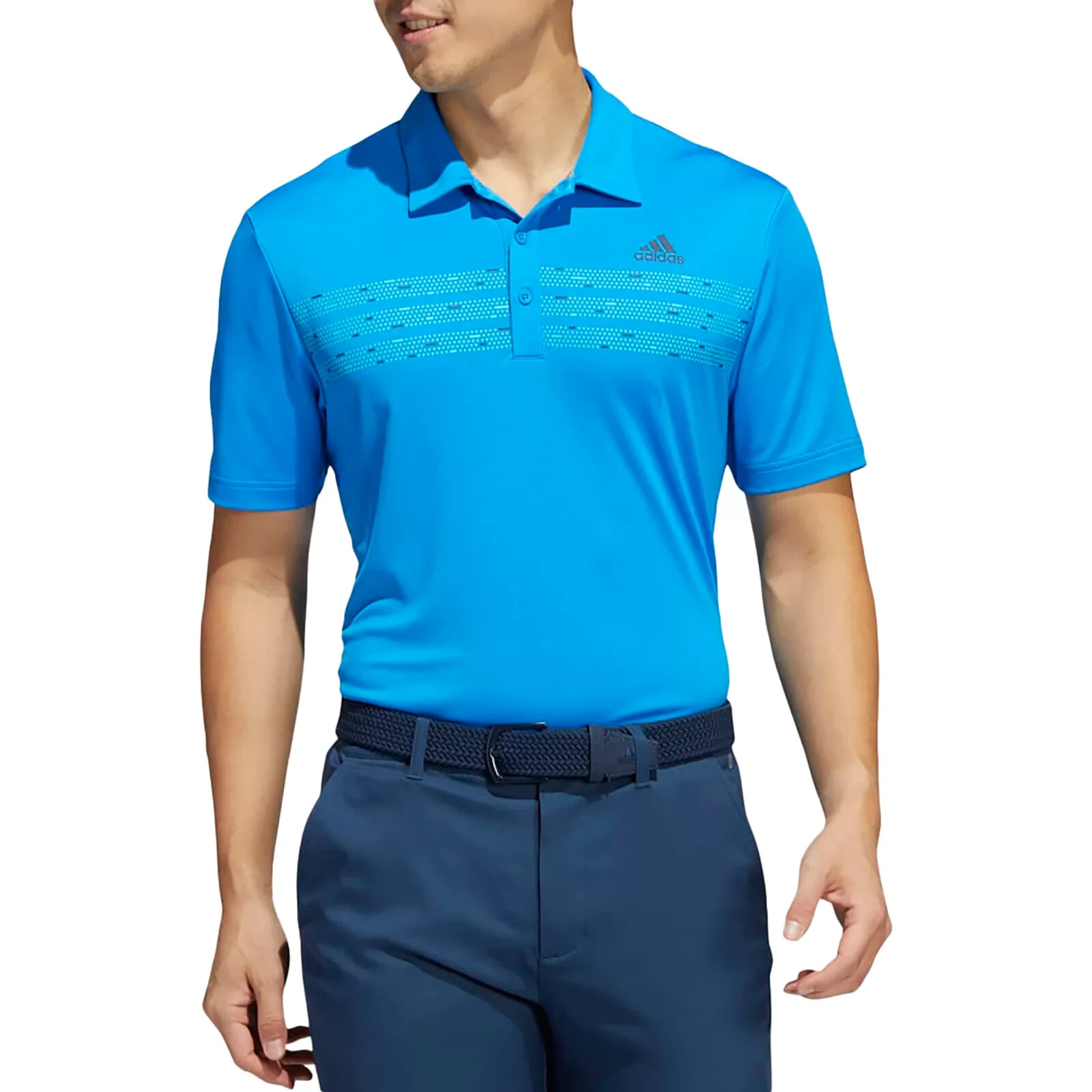 ADIDAS MENS NWOT CHEST PRINT GOLF POLO SIZE XL $55